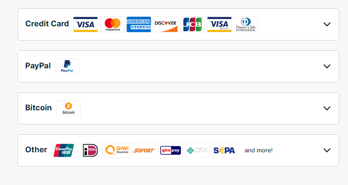 PAYMENT MODE EXPRESSVPN